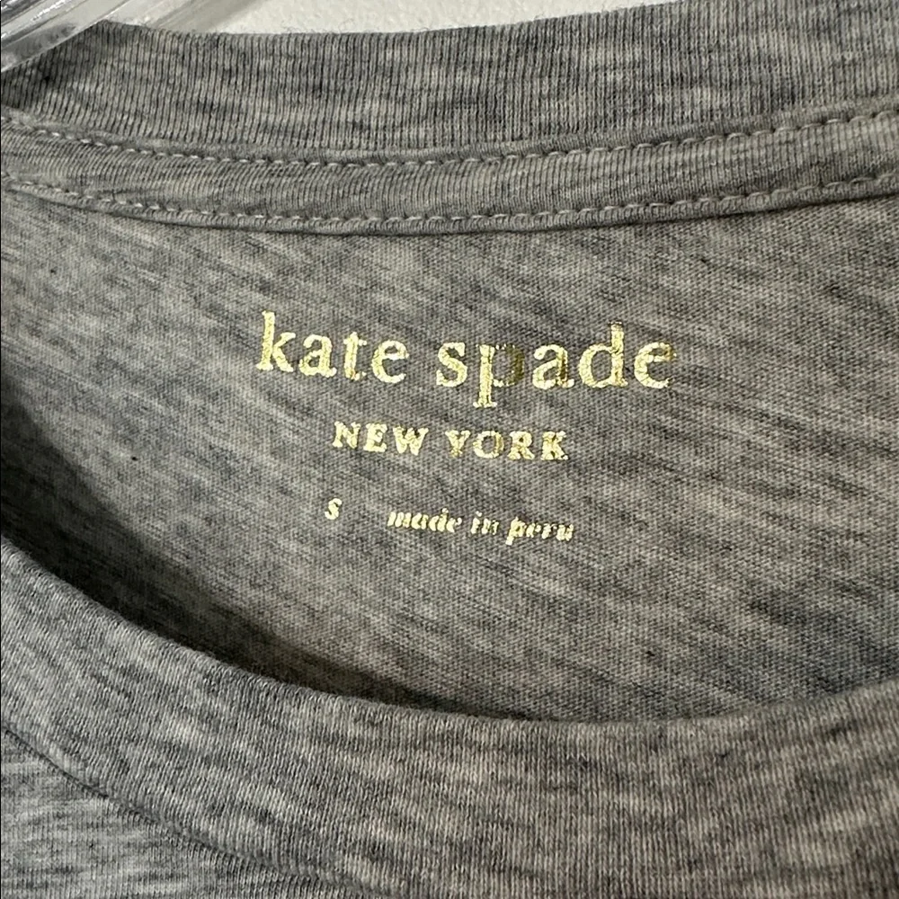 Kate Spade New York Small Grey Holiday Lights Tee